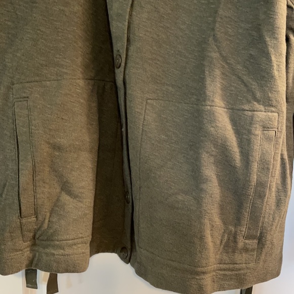 J Jill green NWT xl green button down hoodie - Picture 2 of 4